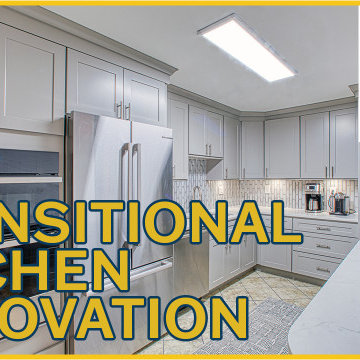 Sleek Transitional Kitchen Renovation