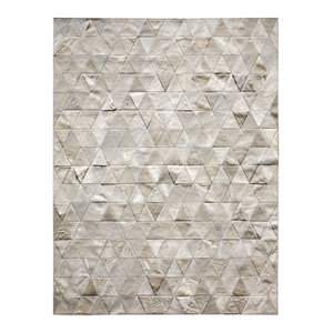 Yves Patchwork Cowhide Rug Contemporary Area Rugs By Pure Rugs