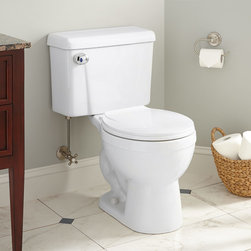 APPLEBY DUAL-FLUSH TWO-PIECE TOILET WITH SEAT - WHITE - Toilets