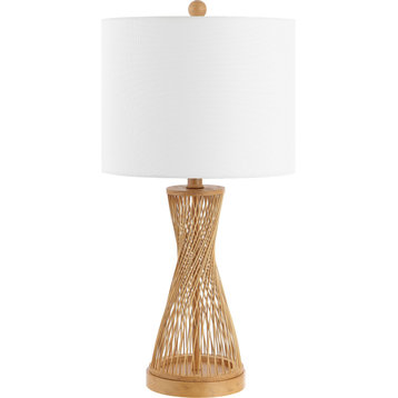 Magnus Bamboo Table Lamp - Natural Brown