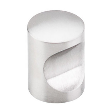 Indent Knob 13/16" - Brushed Stainless Steel