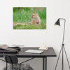 Chillin (Baby Fox) Wildlife Photography Unframed Wall Art Print, 24" X 36"