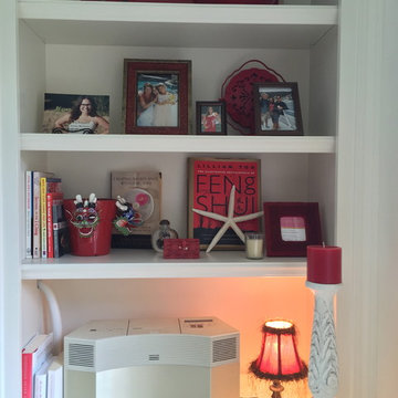 Feng Shui - collections of red add interest