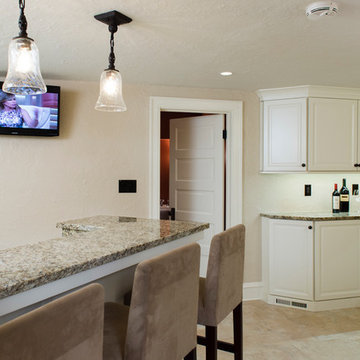 Shaker Heights Basement with Bar and Bath