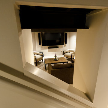 Ladue Home Renovation for Media Room, Exercise Area, & Bar