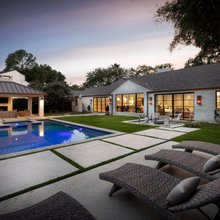backyard with other house