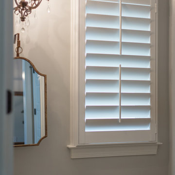 Moisture Resistant Window Treatments- Bathroom Interior Shutters