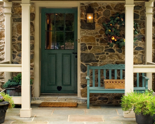 Best Front Porch Bench Design Ideas & Remodel Pictures | Houzz