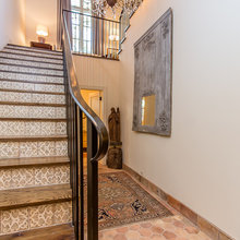 Stair riser tiles