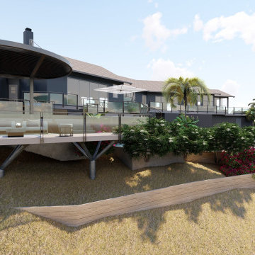 Luxury Monte Sunset Hillside Villa With Multi Levels