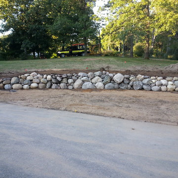 Retaining Wall and Turnaround Area