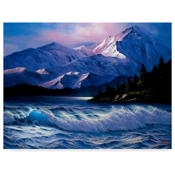 "Mountain Scene 9" by Anthony Casay, Canvas Art, 24"x18"