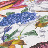 Althea White Flower Garden Wallpaper Sample