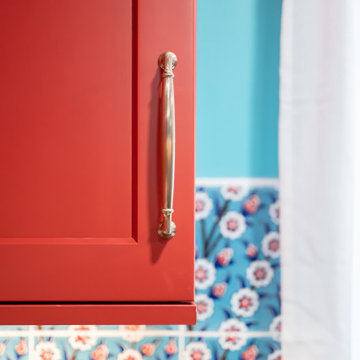 Turkish Tea Room Inspired Colorful Kitchen