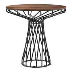 Velletri Black 92cm Solid Wood Indoor Dining Table by Glid Studio for Huset - Dining Tables