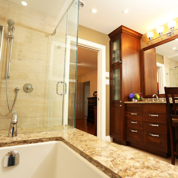 Soothing & Serene Ensuite Bathroom in a Cobourg Home