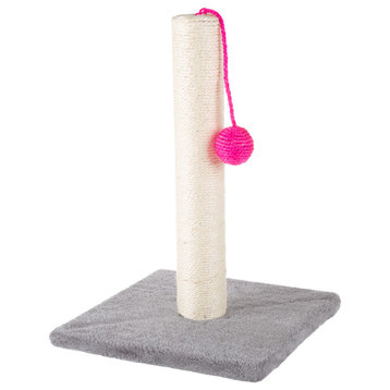 Cat Scratching Post with Square Shaped Base, 15" by PETMAKER