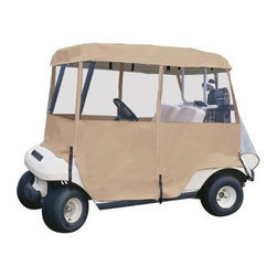 Deluxe 4-Sided Golf Car Enclosure - Outdoor Fabric