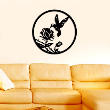 Hummingbird wall art