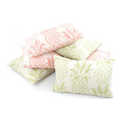 Pineapple Throw Pillows, Indoor or Outdoor - Decorative Pillows
