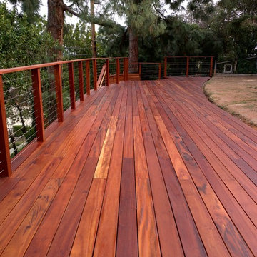 Tigerwood Hillside Deck, Pasadena