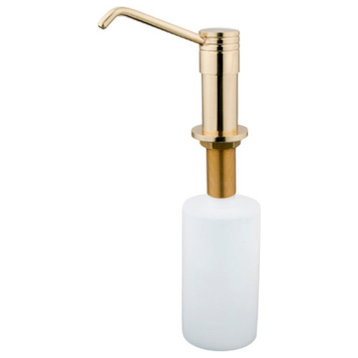 Kingston Brass SD260 Milano Deck Mounted Soap Dispenser - Polished Brass
