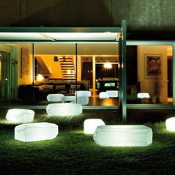 Serralunga - Meteor Illuminated Outdoor Planters by Serralunga - Outdoor Lighting