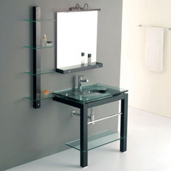 Glass Bathroom Vanities - Bathroom Vanities And Sink Consoles