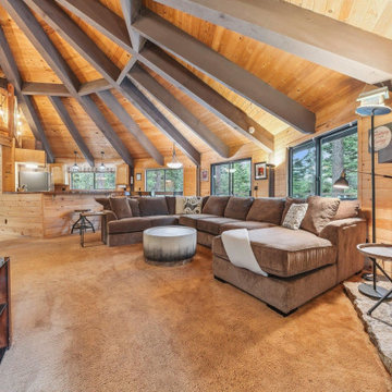 Mountain log cabin