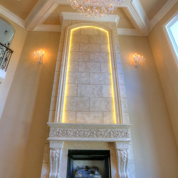 Stone Fireplace Mantels