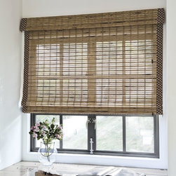 Smith and Noble Natural Woven Flat Fold Shades - Window Treatments