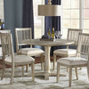 Hillsdale Ocala Wood Round Dining Table With 4 Wood Chairs
