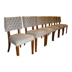 Grey Velvet Dining Chairs - Products