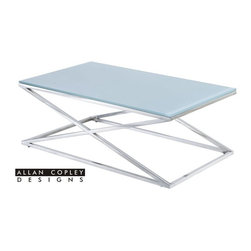 ACD-20804-01-CL Excel Rectangular Cocktail Glass Top - Coffee Tables