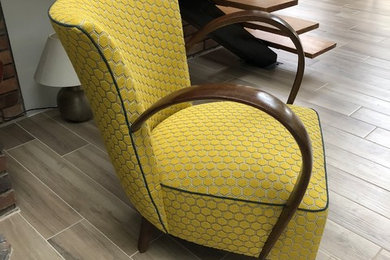 Réalisation d'un salon design.