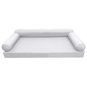 Style6 Twin Pipe Trim Outdoor Mattress Bolster Slip Cover COMPLETE SET AD105