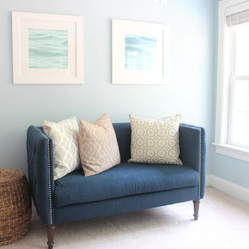 Relaxing Master with Sleepy Blue by Sherwin Williams