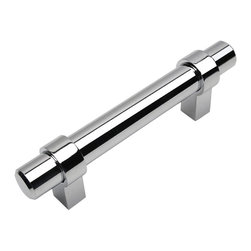 Cosmas - Cosmas 161 Bar Pull - Solid Metal Cabinet and Furniture Pull - by Cosmas, 4.06"x - Cabinet And Drawer Handle Pulls