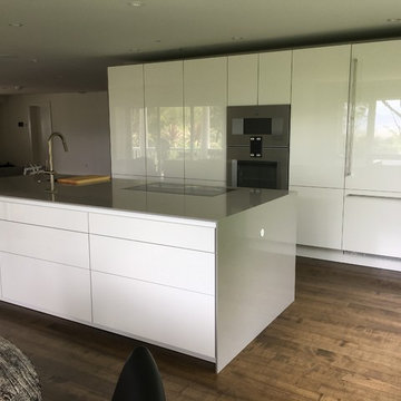White Poggenpohl Kitchen and Laundry