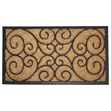 Heavy Orleans Coir Rubber Doormat 18X30