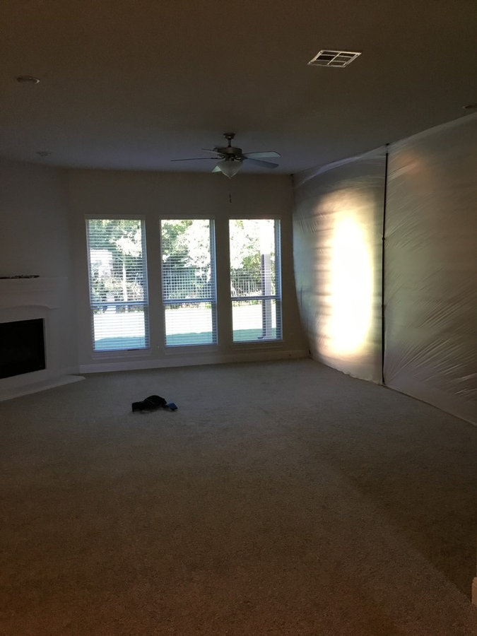 5" wood installation