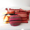 Pink Striped Moroccan Pillow