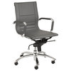 Euro Style Owen Low Back Office Chair 01280GRY