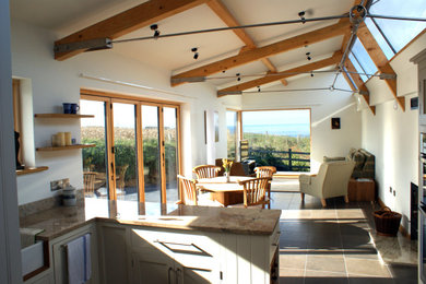 Inspiration for a contemporary living room in Cornwall.