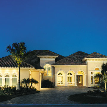 Sater Design Collection's 6929 "Saraceno" Home Plan