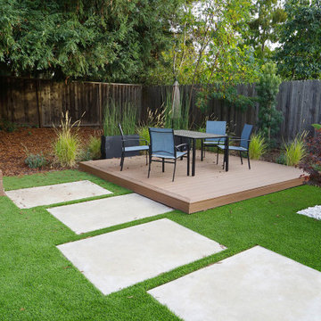 Deck + Stepping Concretes