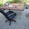 Industrial Desk With Hairpin Legs
