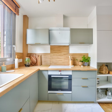 MIRABEAU - Entrée de la lumière dans un RDC de 70 m² à Vincennes