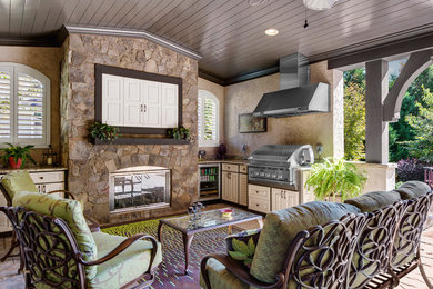 Inspiration for a timeless patio remodel in Charlotte