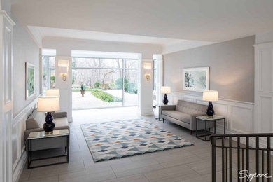 Living room - living room idea in New York